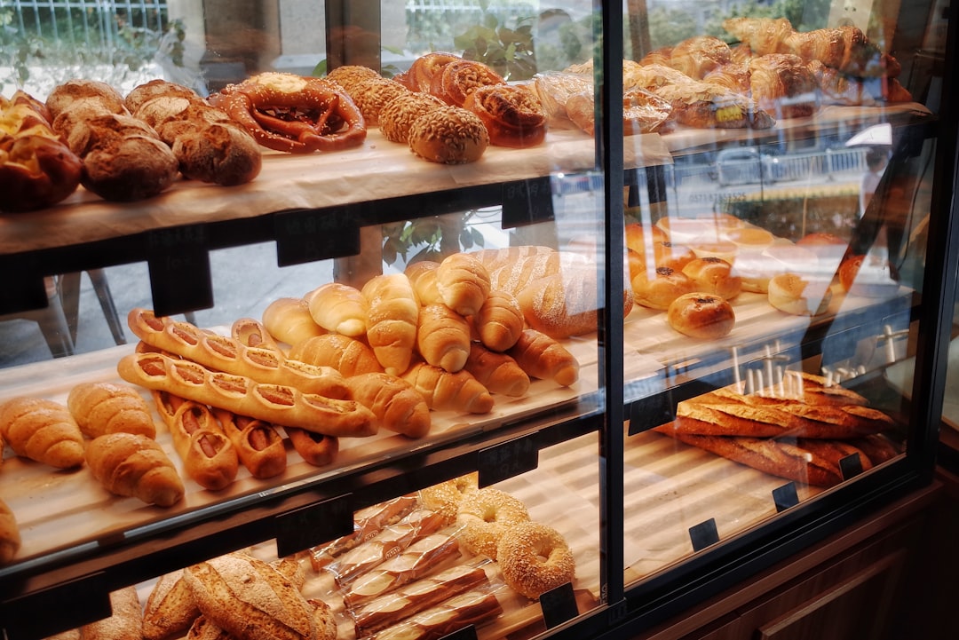 Artisan bakery with fresh bread