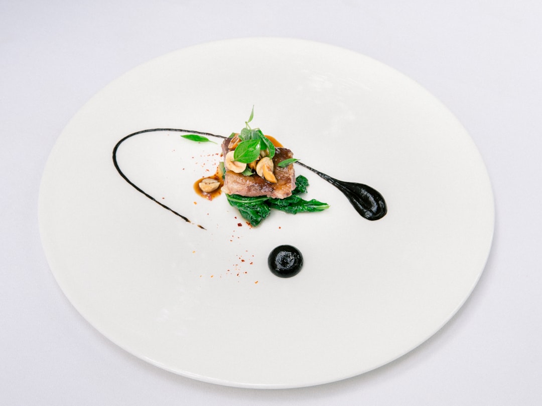 Fine dining restaurant dish